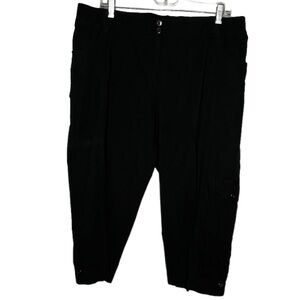 Chico's Black Cropped‎ Pants